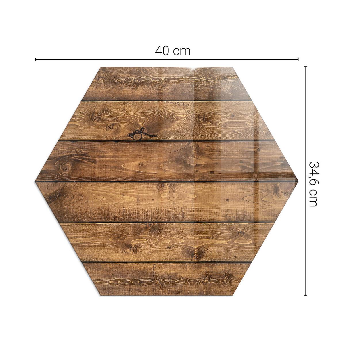 GLASPLATTE für Kamin h40 cm - Braun, Glas (40/40/0.4cm) - TULUP