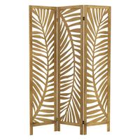 PARAVENT 3 teilig Fukuoka 170x121 cm Natur aus Holz - Beige, Holz (121/170/2cm) - ML-DESIGN
