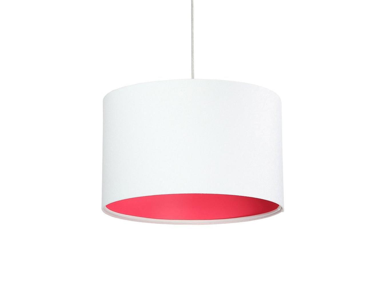 HÄNGELEUCHTE Rosa 30/20 cm - Pink/Weiß, Kunststoff (30/0.45/20cm) - ONZENO