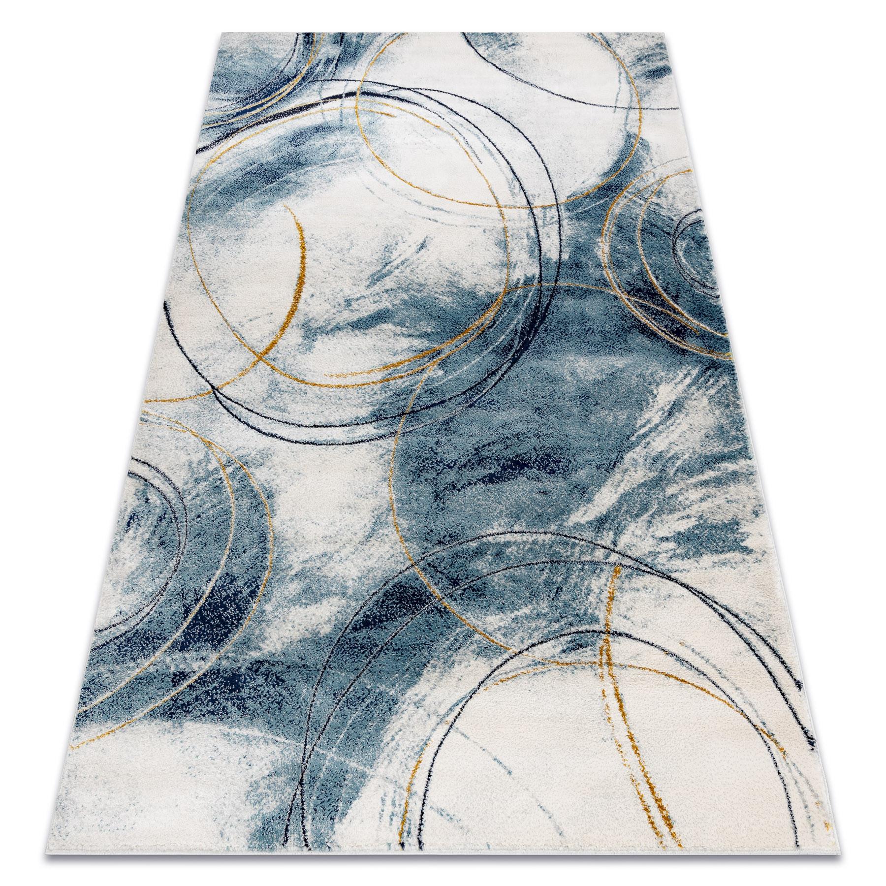 TEPPICH Emerald 120/170 cm - Blau, Textil (120/170cm) - rugsX