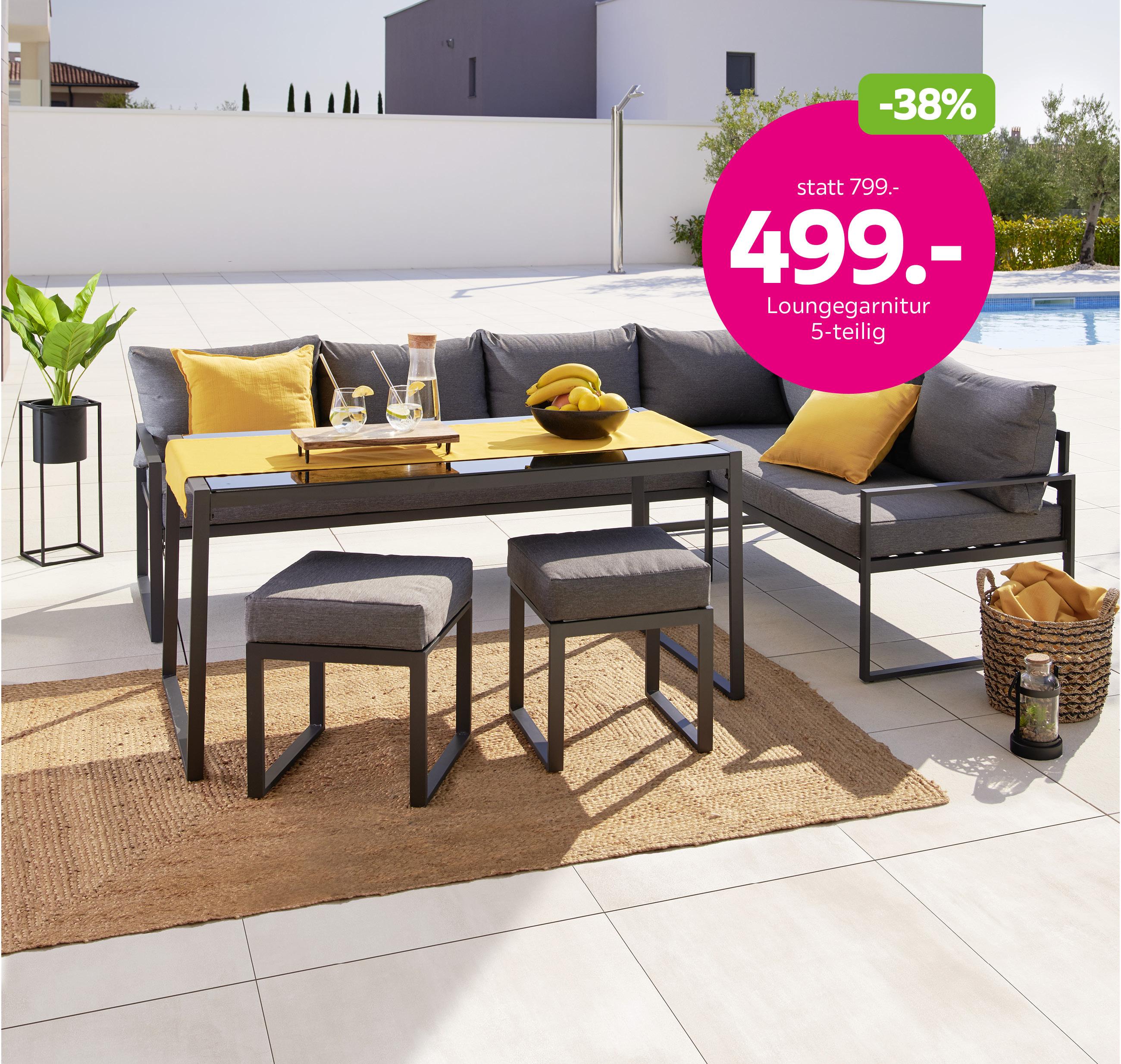 Gartenlounge -38% reduziert