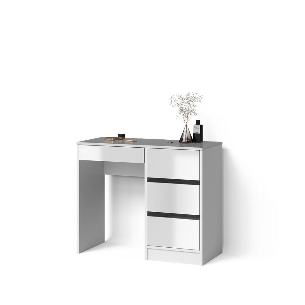 SCHMINKTISCH Imola Weiß 90 cm ohne Spiegel - Weiß, Holzwerkstoff (40/90/75cm) - Livinity®