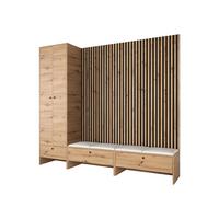 GARDEROBE Balma VI - Weiß, Holzwerkstoff (230/206/44cm) - MIRJAN24