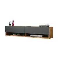 TV-ELEMENT Laitila - Anthrazit, Holzwerkstoff (140/29.5/31.5cm) - [en.casa]