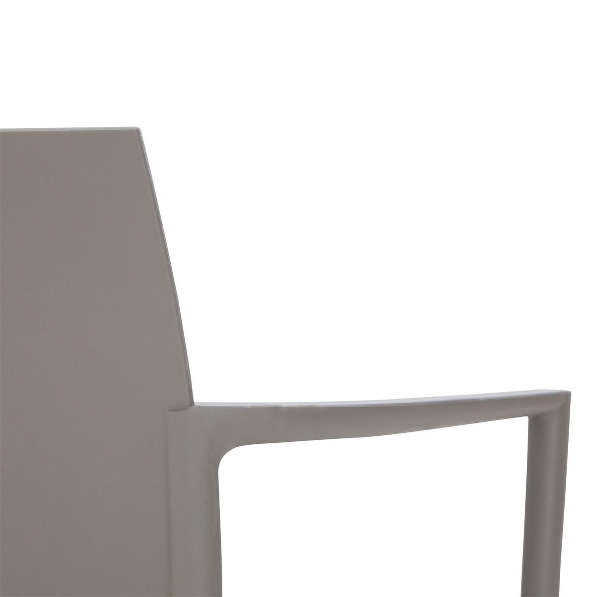 GARTENSTÜHLE TERRA 4er-Set grau - Grau, Textil (58/82/52cm) - IDIMEX