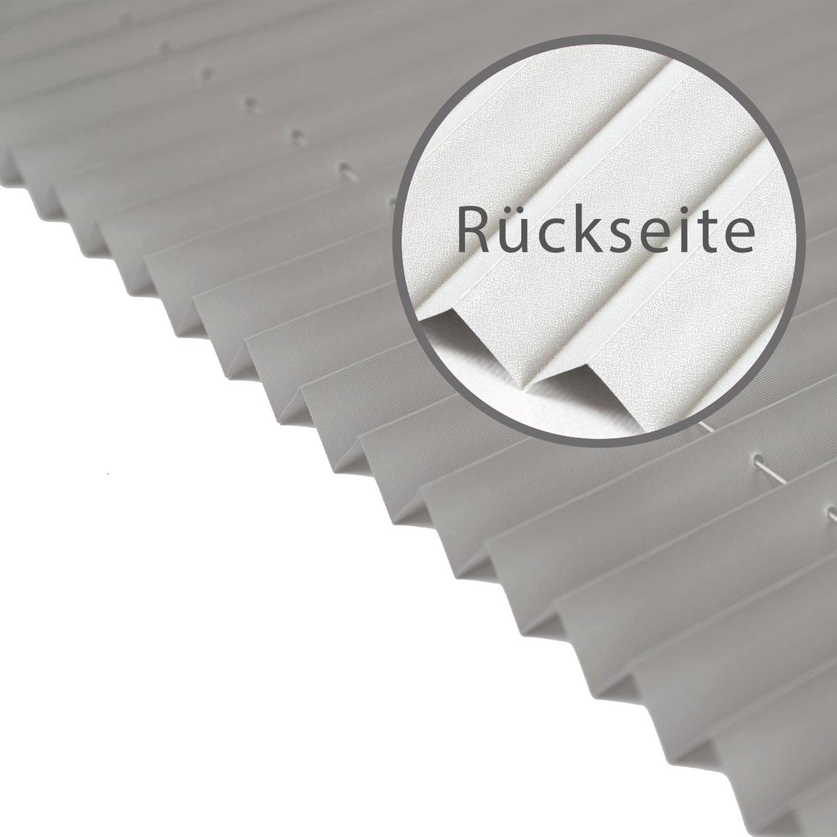 PLISSEE Thermo Basic 75 x 210cm Klemmfix ohne Bohren - Silberfarben, Textil (75/210/210cm) - Deco-Raum
