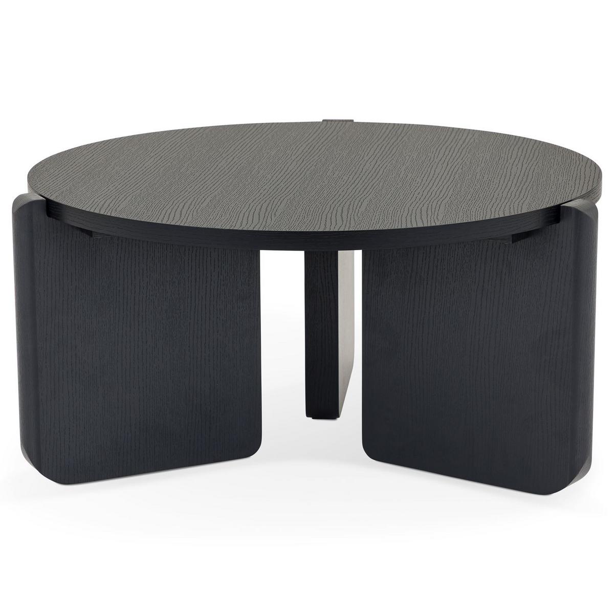 COUCHTISCH KALI schwarz - Schwarz, Holzwerkstoff (80/80/40cm) - IDIMEX