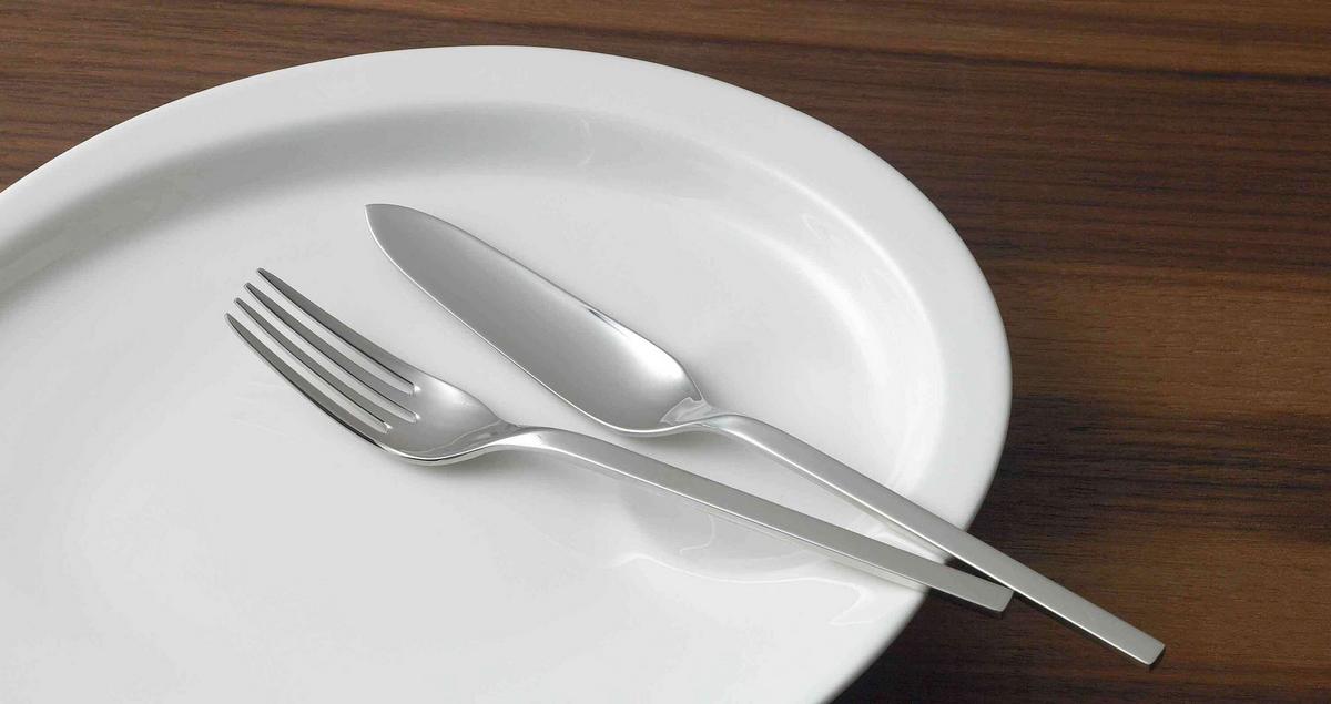 FISCHBESTECK NewWave silber 12-tlg. - Silberfarben, Metall - Villeroy & Boch
