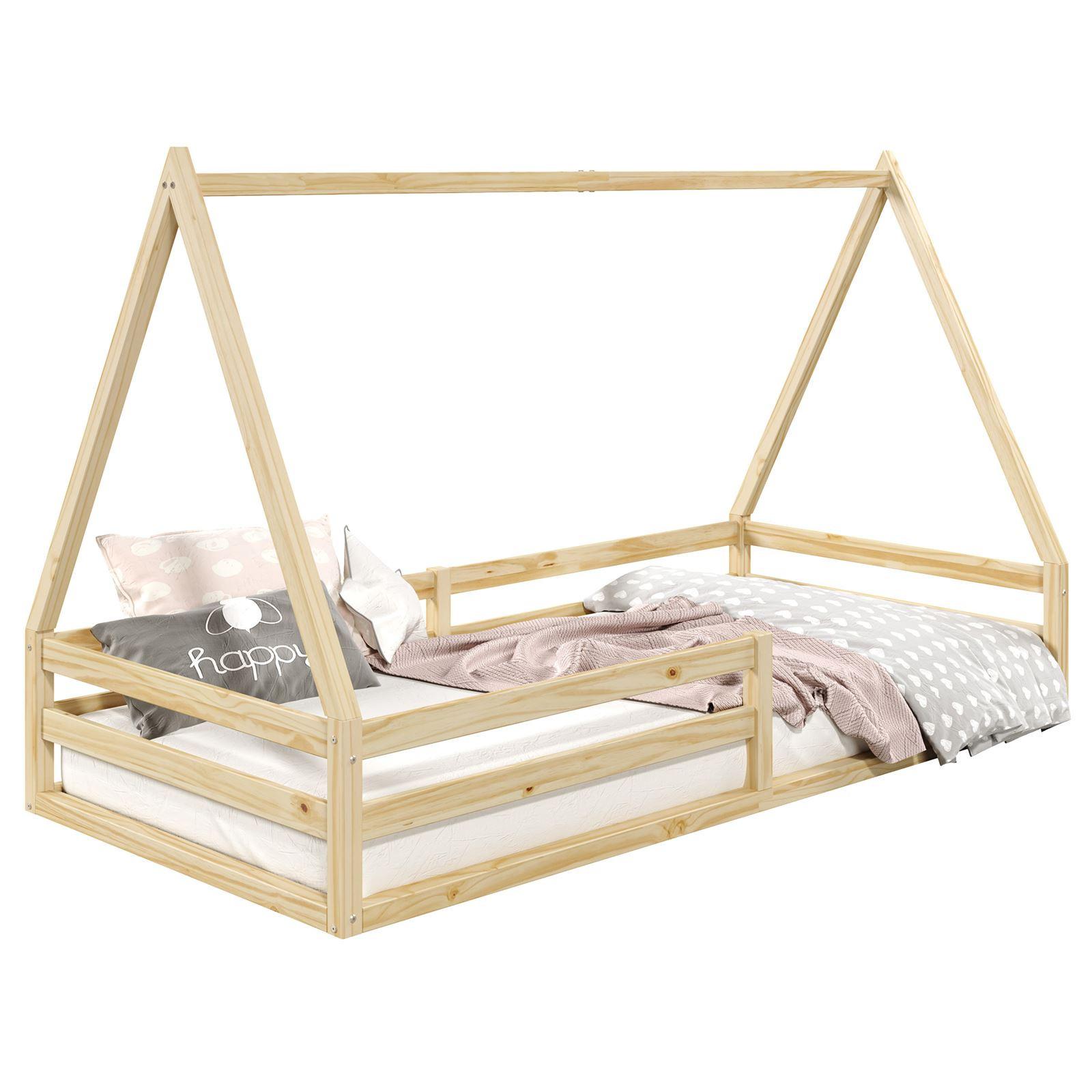 HAUSBETT SILA 90x200 cm natur - Naturfarben, Holz (96/152/206cm) - IDIMEX