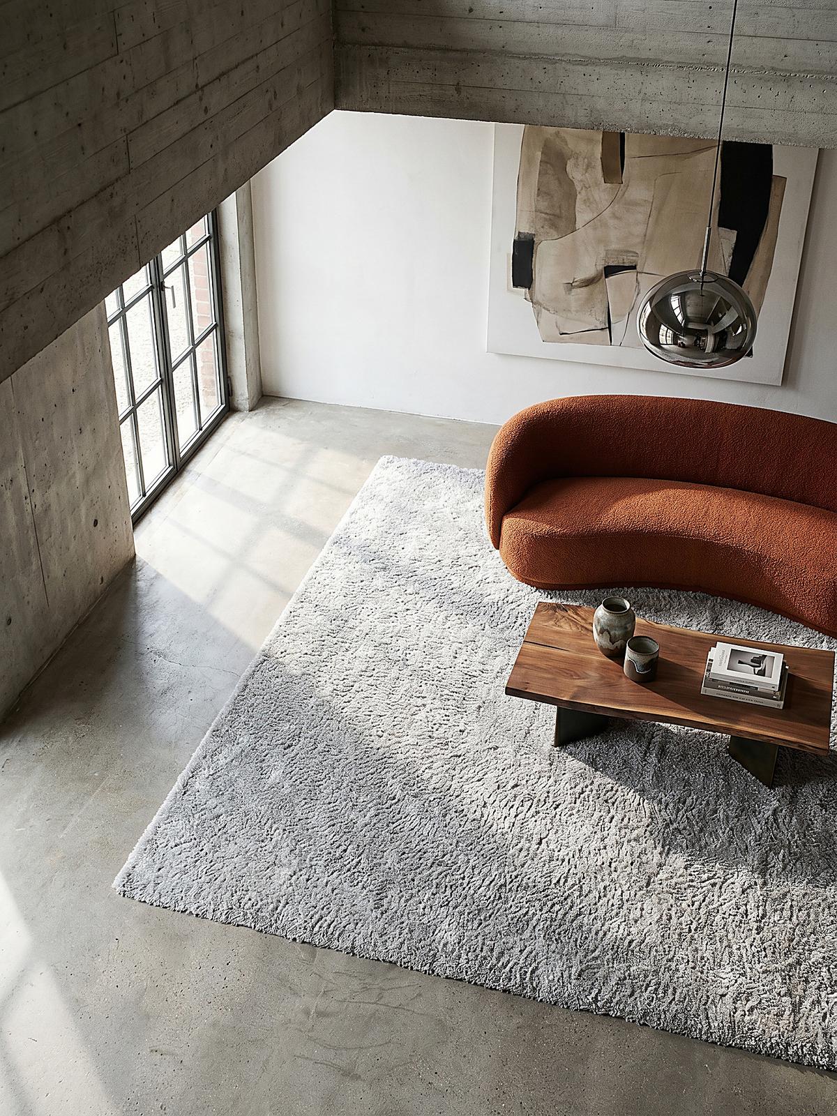 TEPPICH LYNE, einfarbig, Grau, 120 x 170 cm - Grau, Textil (170/120cm) - KADIMA DESIGN