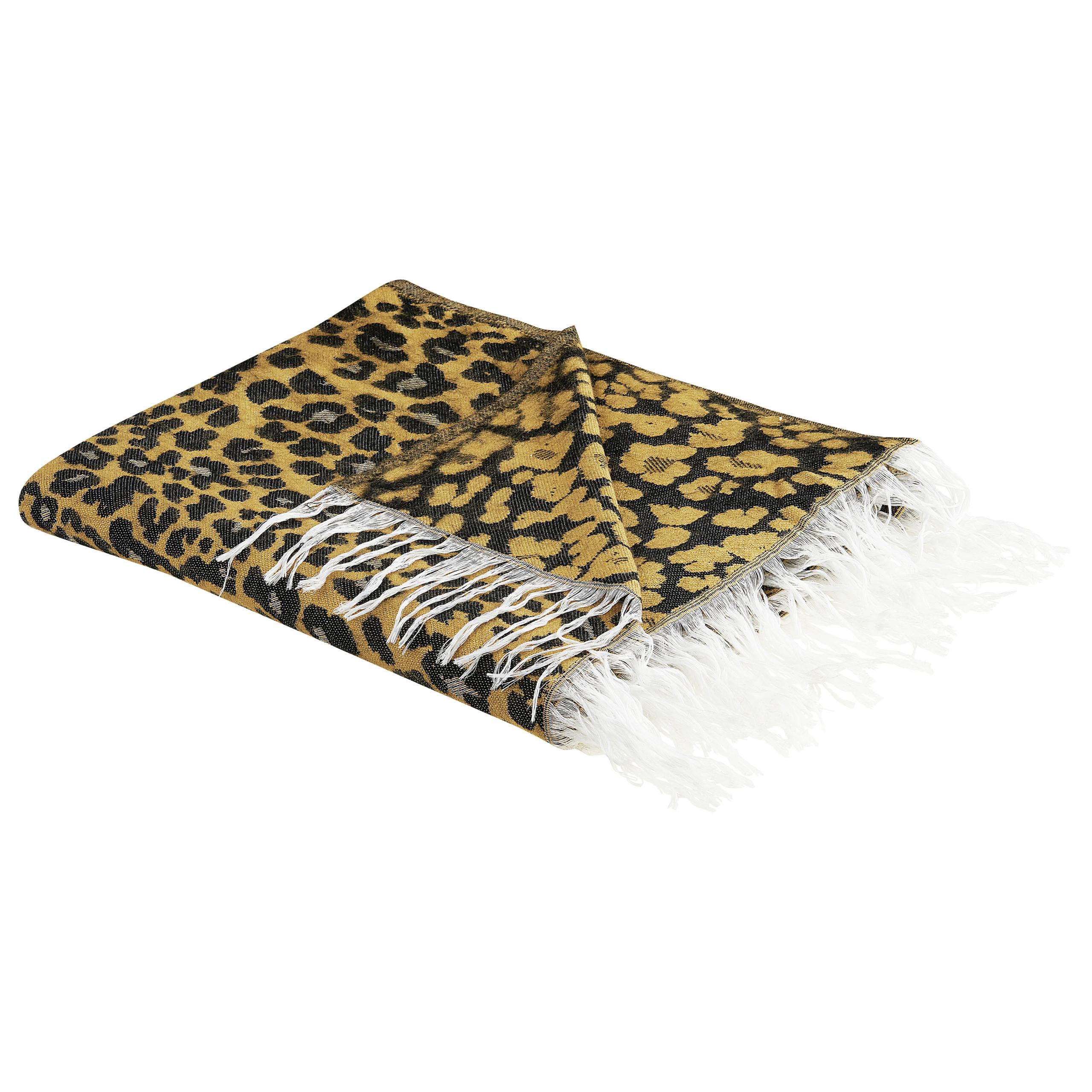 DECKE Braun Jamune 130/170 cm - Braun, Textil (130/170cm) - Beliani