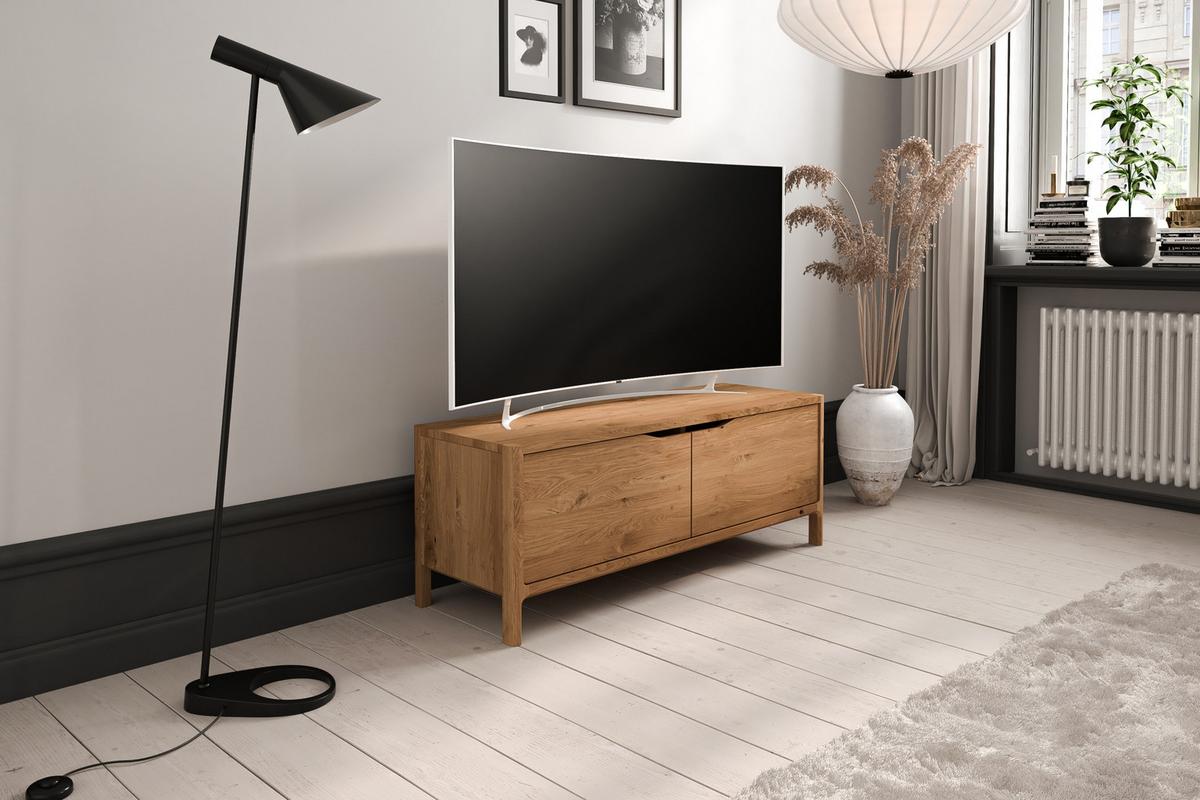 TV-SCHRANK PAUL Wildeiche - Wildeiche, Holz (111/48/50cm) - byoak