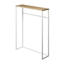 KONSOLENTISCH aus Metall und Holz - L60 cm - Weiß, Metall (19/18.5/80.5cm) - Yamazaki