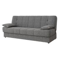 SCHLAFSOFA Sonia - Schwarz/Grau, Holz/Kunststoff (194/88/90cm) - MIRJAN24