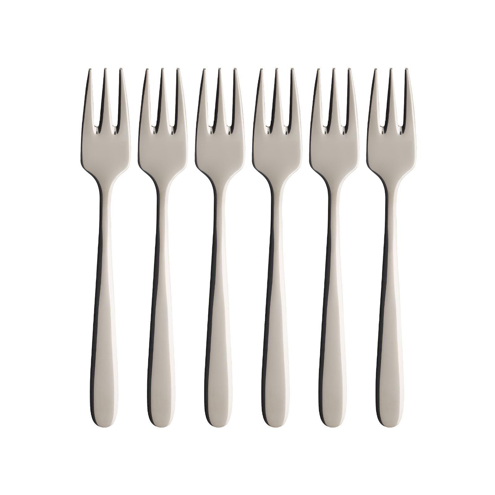 KUCHENGABELN Daily Line silber - Silberfarben, Metall - Villeroy & Boch