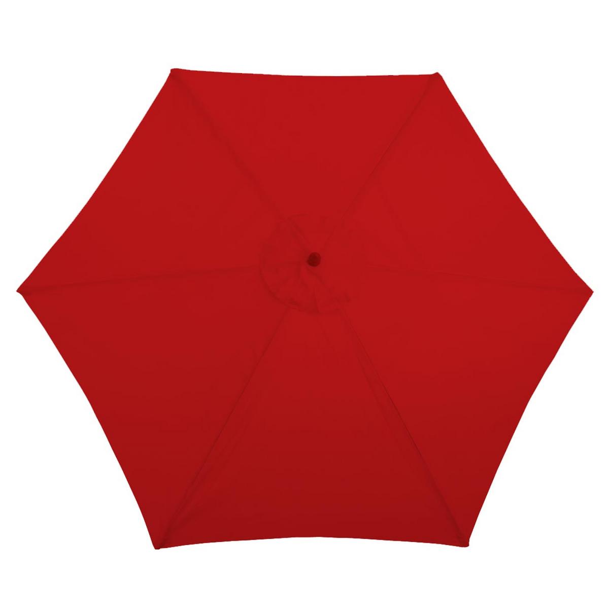 SONNENSCHIRM Rot - Rot, Holz (300/300cm) - MCW