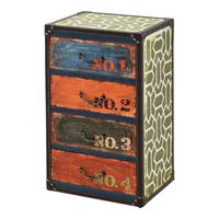 KOMMODE Goslar - Multicolor, Holzwerkstoff (40/30/66cm) - [en.casa]