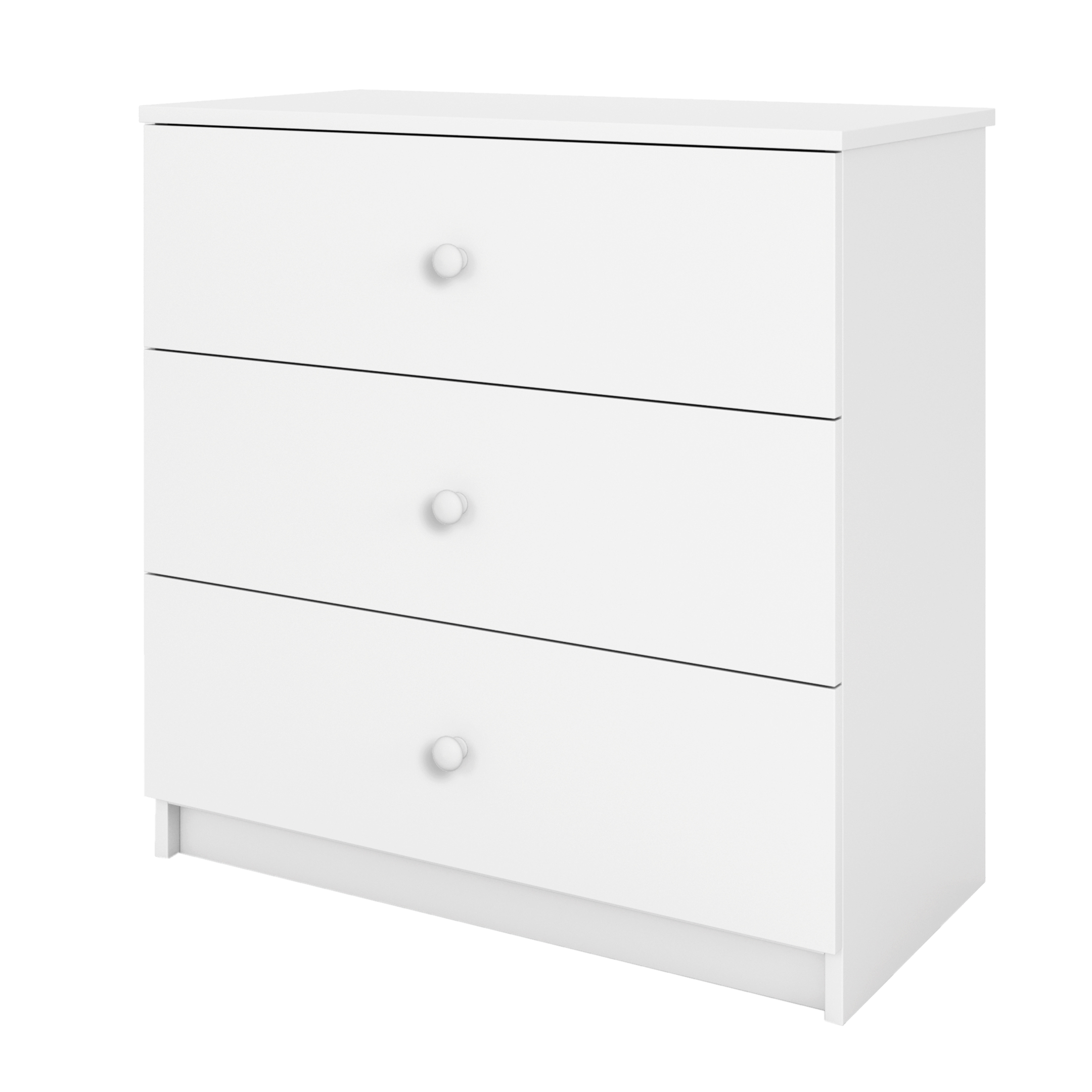 KOMMODE Babydreams ohne Muster 81/81/41 - Weiß, Holzwerkstoff (81/81/41cm) - RAUMHIRSCH FURNITURE