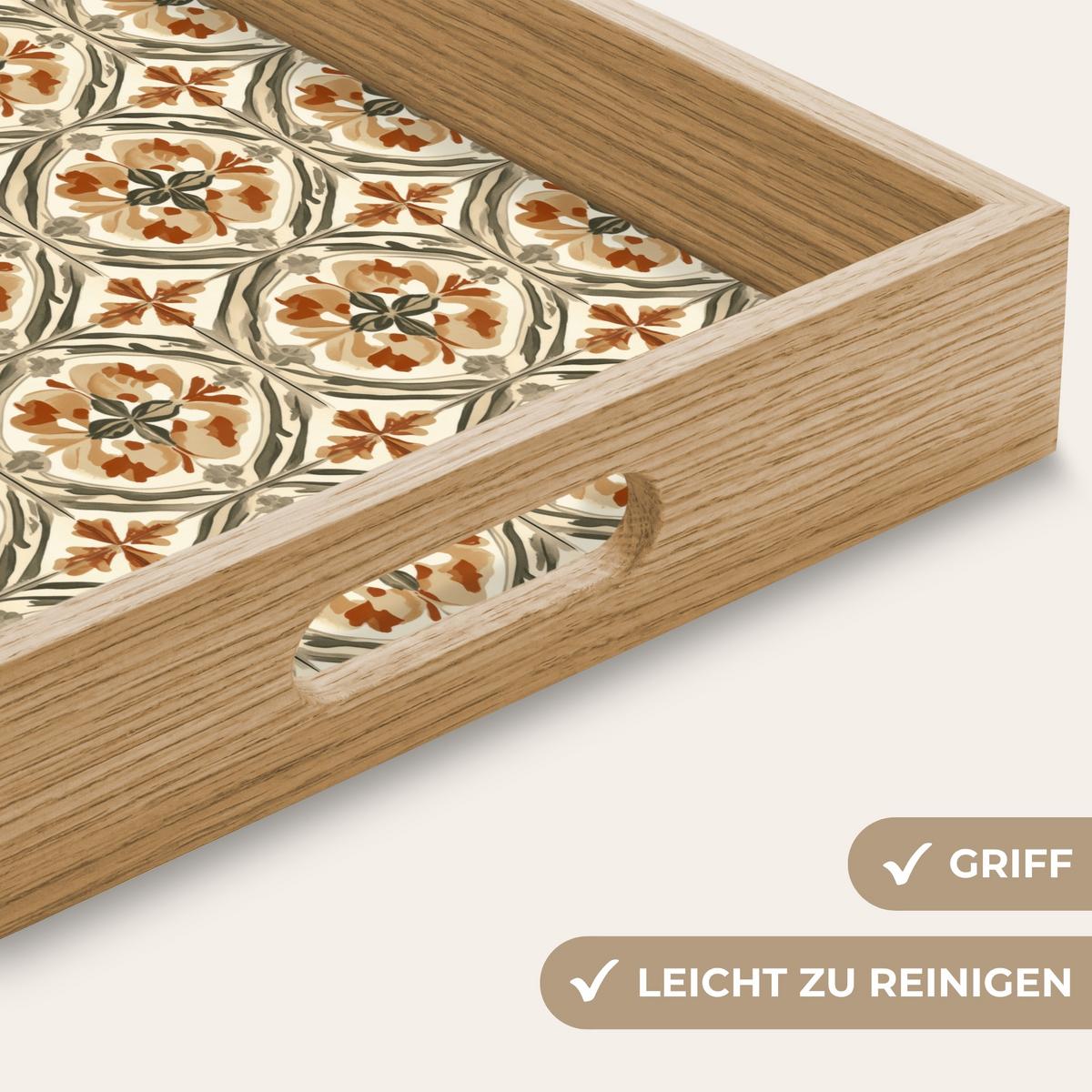 TABLETT Elegant - antik - farbenfroh 40x30 cm - Multicolor, Holz (40/5/5cm) - OnlyWow