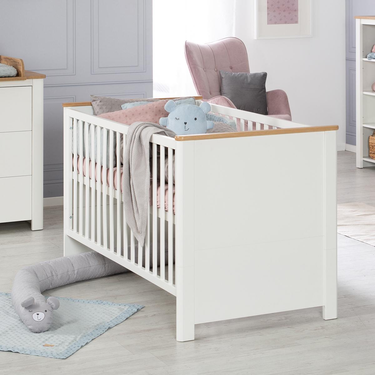 BABYZIMMER-SET Ava 3-teilig - Weiß, Holzwerkstoff (138.5/200/119cm) - Roba