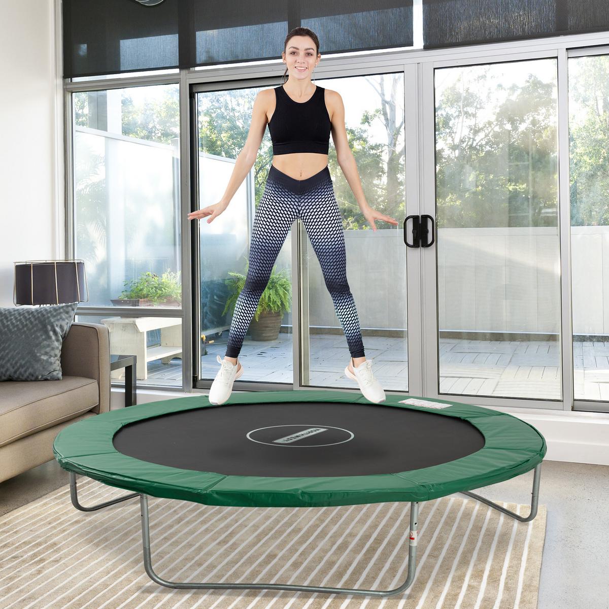 RANDABDECKUNG, PE, Grün, Ø244 cm - Grün, Kunststoff (244/244cm) - HOMCOM