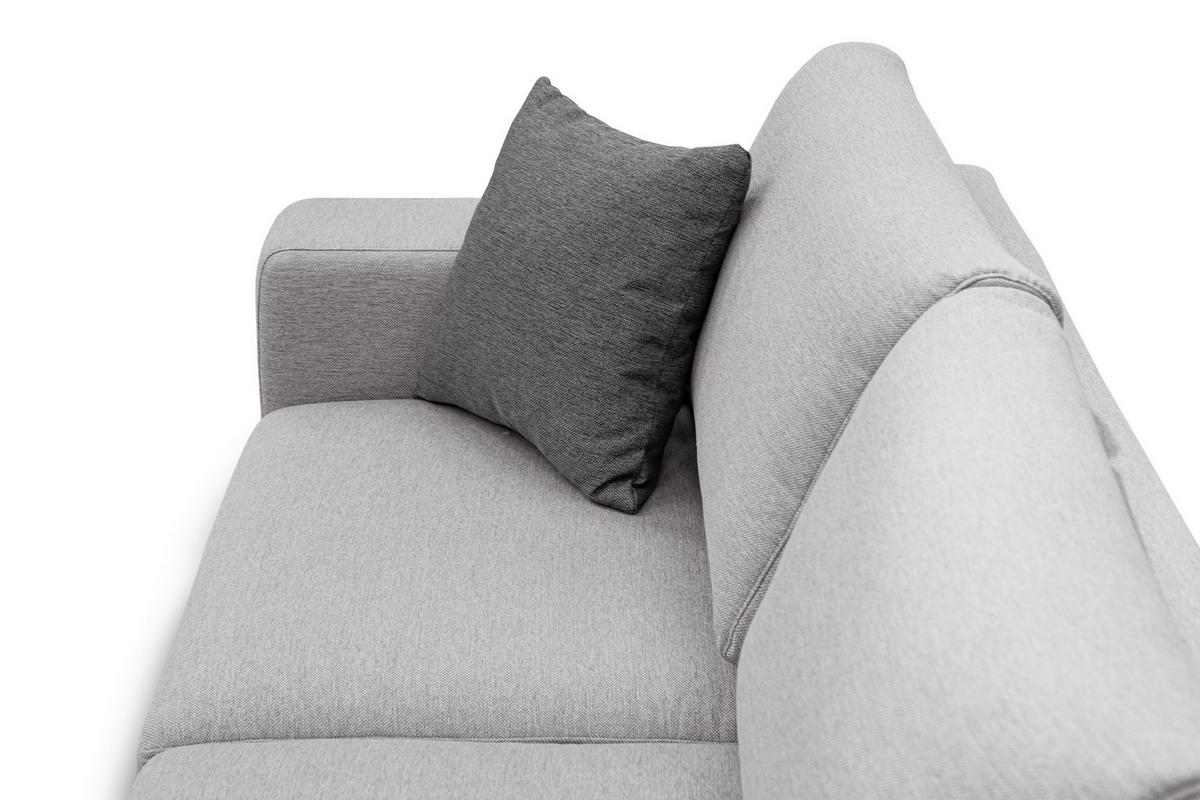 ECKSOFA OTTO 4-Sitzer, hellgrau - Hellgrau, Holzwerkstoff/Textil (279/159cm) - Wozimo
