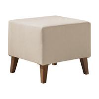 POLSTERHOCKER Oviedo - Naturfarben, Holz/Kunststoff (51/45/51cm) - MIRJAN24