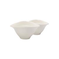 SUPPENSCHALEN Vapiano weiß 18 x 16 cm 2er Set - Weiß, Keramik (1cm) - Villeroy & Boch