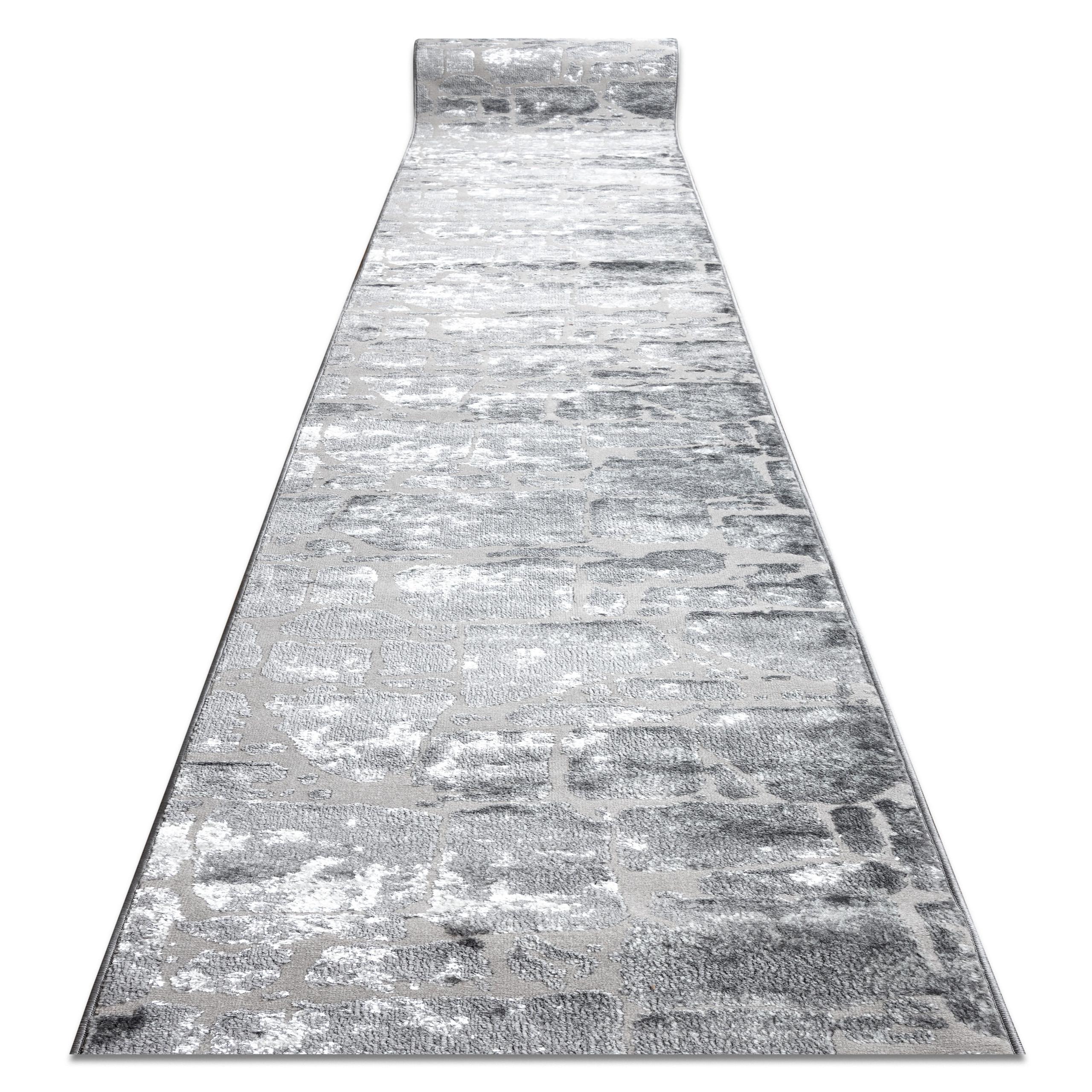 LÄUFER Strukturell MEFE 80/100 cm - Grau, Textil (80/100cm) - rugsX