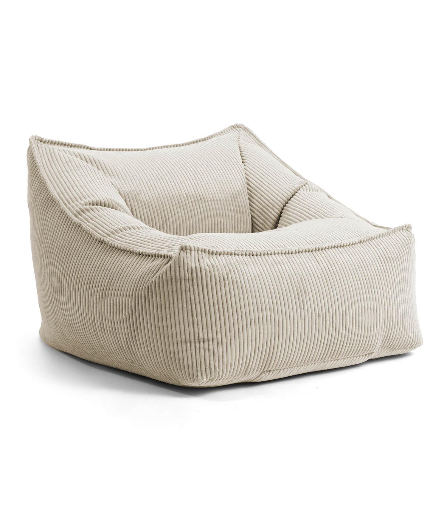 SITZSACK Cord Snug - Beige, Textil (80/60/83cm) - Mokebo
