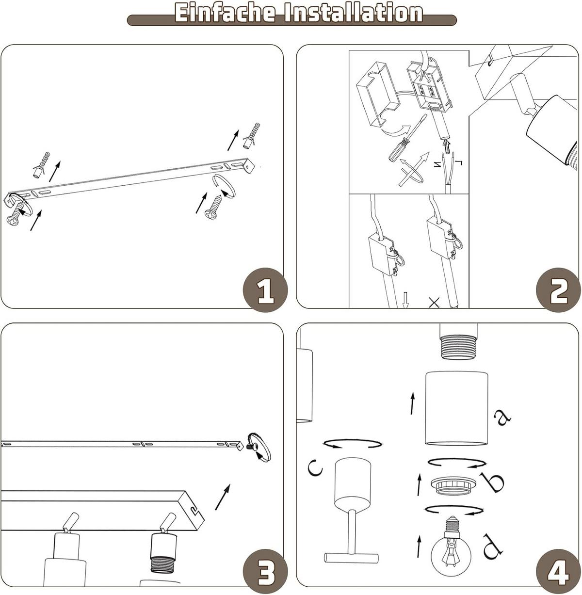 DECKENSTRAHLER Sternlicht 19/15/56 cm - Schwarz, Metall (56/19/15cm) - ZMH