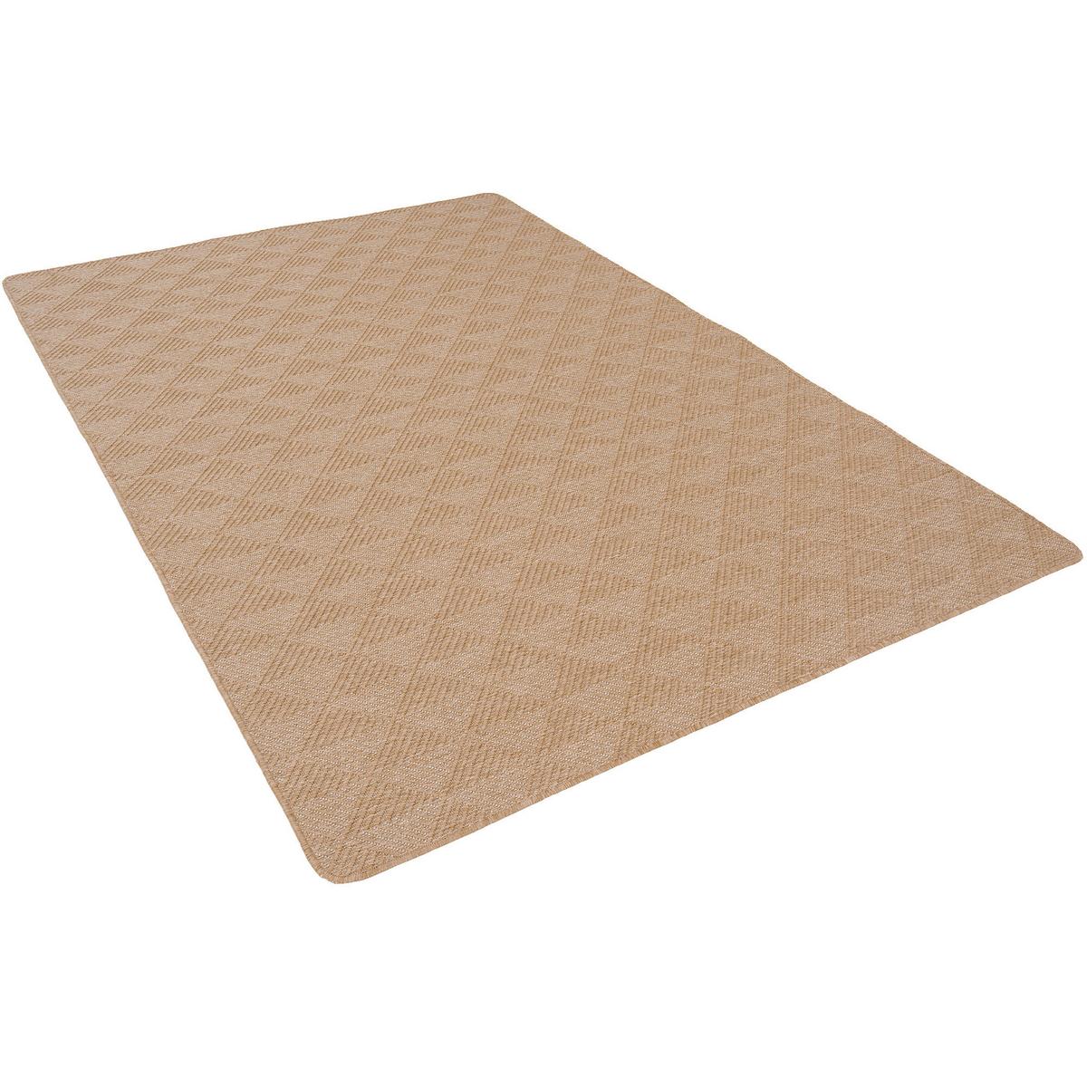 IN- UND OUTDOOR TEPPICH BEIDSEITIG NEWPORT MODERN - Nussbaumfarben, Textil (100/100cm) - Snapstyle