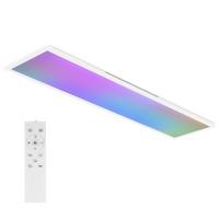 LED-DECKENLEUCHTE Luzzatto 100/25/5cm - Weiß, Metall (25/100/5cm) - Nettlife