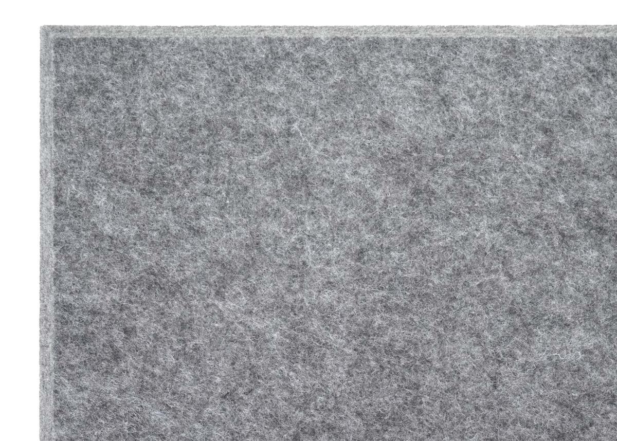 AKUSTIKWANDPANEEL Grau Komplett-Set - Grau, Textil (50/50/1cm) - MCW