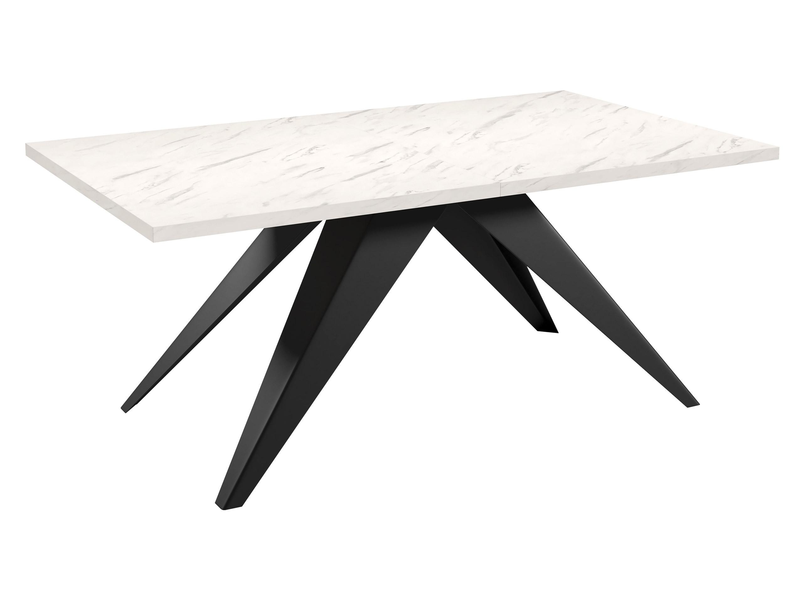 TISCH Vento 100 Ausziehbarer - Multicolor/Schwarz, Holzwerkstoff/Metall (80/140/76cm) - MIRJAN24