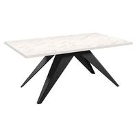 TISCH Vento 100 Ausziehbarer - Multicolor/Schwarz, Holzwerkstoff/Metall (80/140/76cm) - MIRJAN24