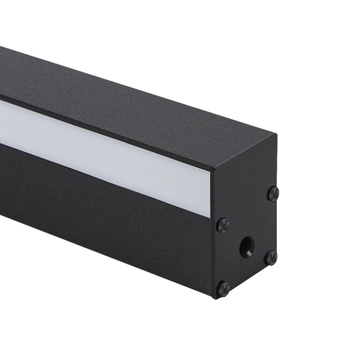 LED WANDLEUCHTE Schatz - Schwarz, Metall (4/3/100cm) - Nettlife