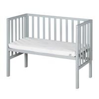 BEISTELLBETT 3in1 Set 90 x 45 cm - Taupe/Weiß, Holzwerkstoff (45/90cm) - Roba