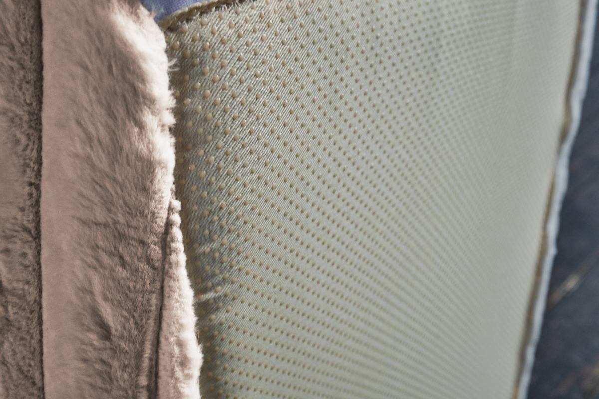 SITZELEMENT MODULSOFA WIOLO SOFT Taupe Cord - Taupe/Schwarz, Kunststoff/Textil (111/43/111cm) - KAWOLA