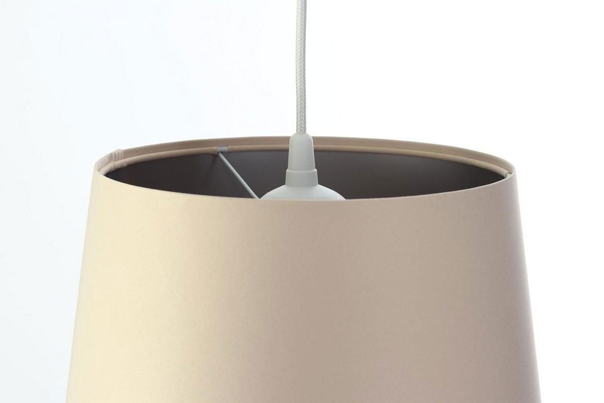 HÄNGELEUCHTE Silber 30/37 cm - Beige, Kunststoff (30/0.8/37cm) - ONZENO