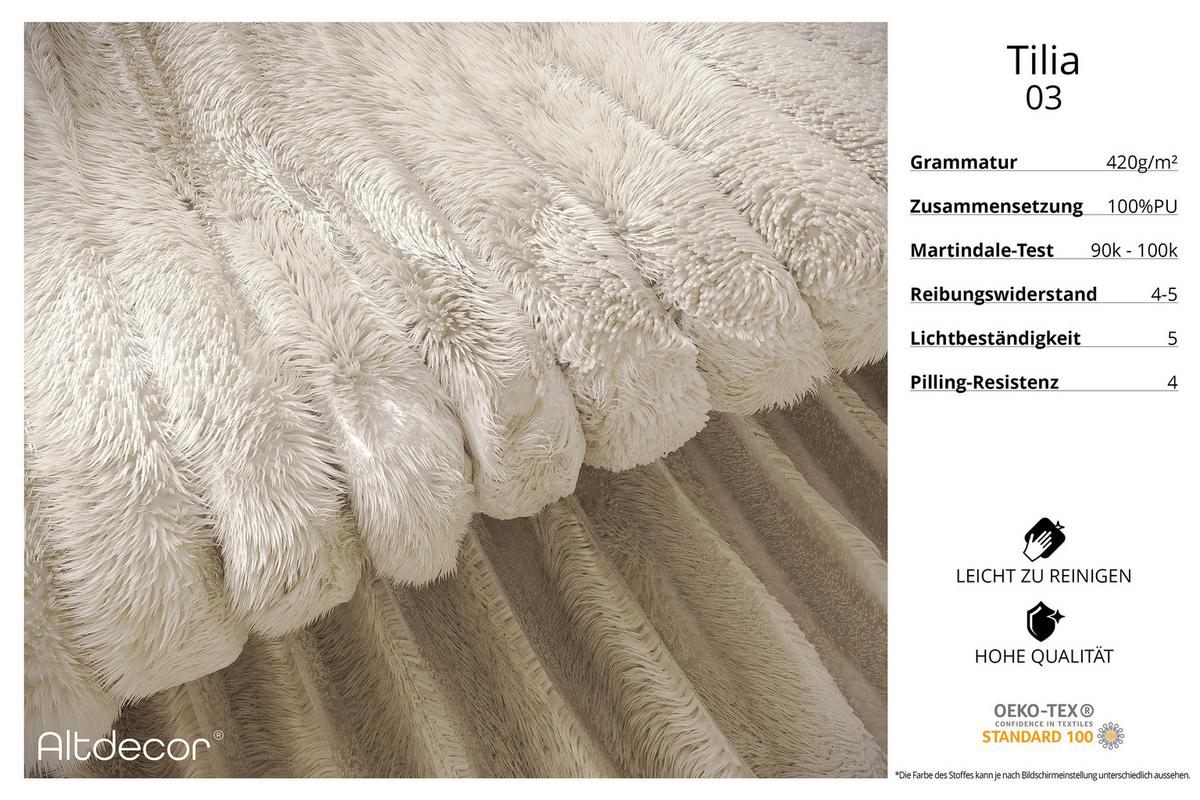 POLSTERBETT mit Bettkasten und Lattenrost, Bett mit Matratze H3/H4 - ALOVA 160x200 Beige - Beige, Holzwerkstoff/Textil (160/200cm) - ALTDECOR