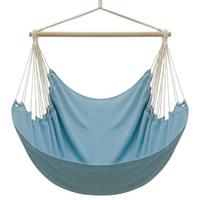 XXL-FAMILIEN-HÄNGESESSEL bis 150kg, 190/140cm, Blau - Blau, Textil (140/155/190cm) - Amanka