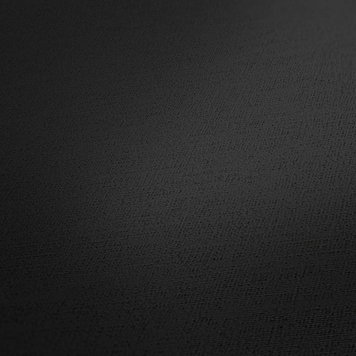 VLIESTAPETE Schwarz 53/1005 cm - Schwarz, Textil (53/1cm) - KUNSTLOFT