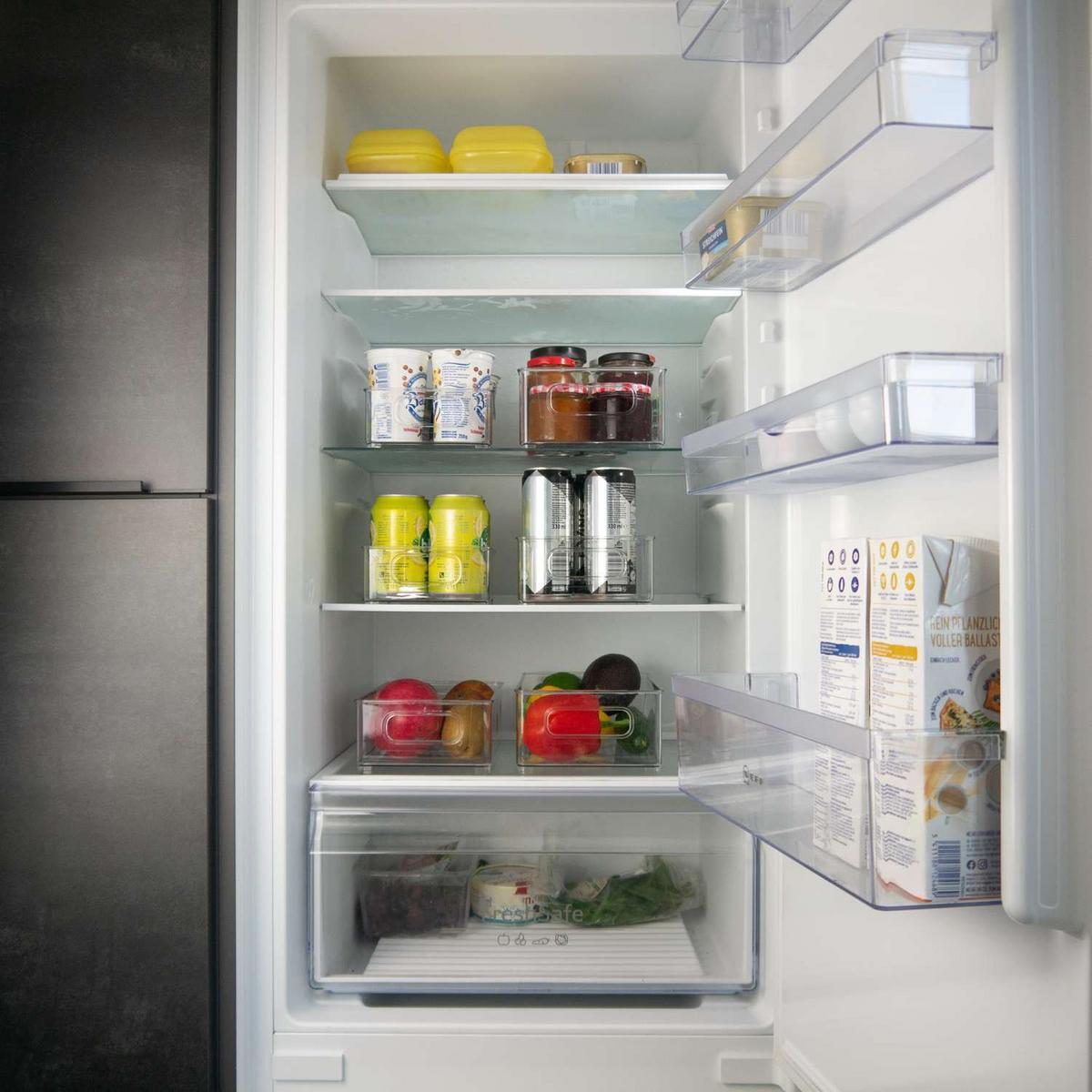 KÜHLSCHRANK-BOXEN 6er-Set - Transparent, Kunststoff (15.9/17/26.8cm) - Intirilife