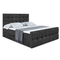 BOXBETT BERO-Z - 200 x 200 - H4 - Schwarz - Schwarz, Holzwerkstoff (200/200cm) - ALTDECOR