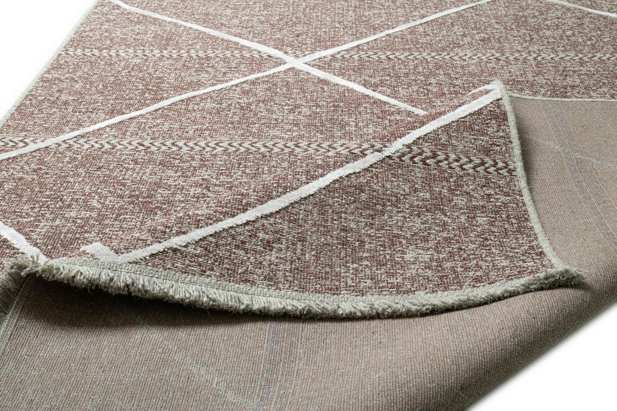 FLACHWEBTEPPICH Braderup 60x100 cm - Rot, Textil (60/100cm) - Sansibar SYLT