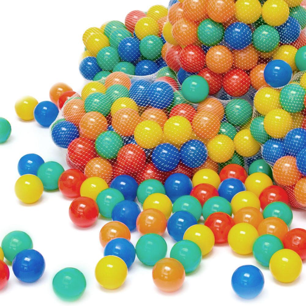 BÄLLEBAD-BÄLLE 800 Stück, bunt, 7 cm - Multicolor, Kunststoff (7/7/7cm) - Littletom
