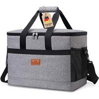 KÜHLTASCHE Thermotasche - Grau, Textil (22/24/29cm) - Intirilife