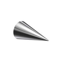 ENDSTÜCKE FÜR GARDINENSTANGEN 20 mm Ø, Savio Chrom, Packung 2 Stück - Chromfarben, Metall (6/3.4/3.4cm) - INTERDECO