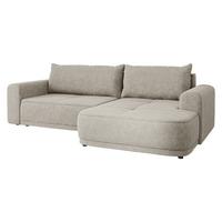 ECKSCHLAFSOFA Passo, Seite: Links - Schwarz/Naturfarben, Holz/Kunststoff (265/166cm) - MIRJAN24